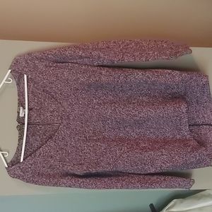 Dynamite Back Zippered oversized sweater